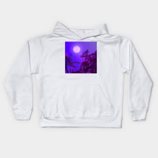 Moonlit Night Kids Hoodie